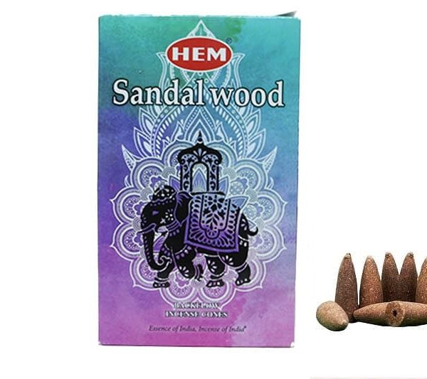 Sandalwood Back Flow Cones Konik Tütsü