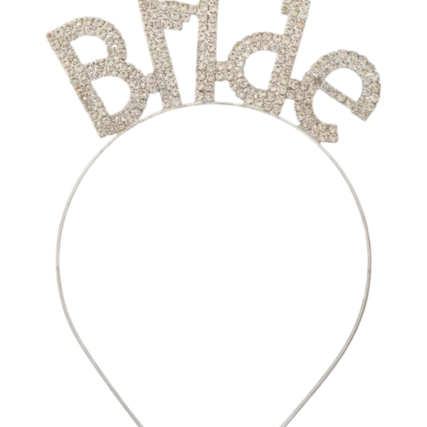 Taşlı Taç Bride Gümüş