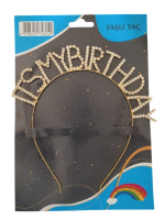 Taşlı Taç Its My Birthday Gold - Görsel 2