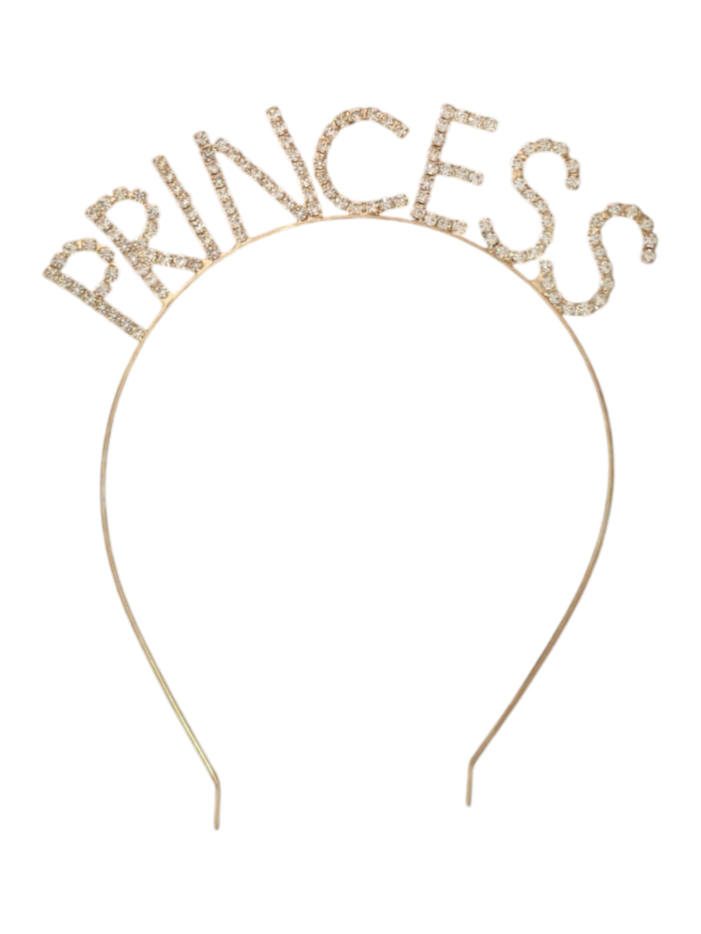 princess Gold TSMT-3025 Taşlı Taç Princess Gold - Görsel 1